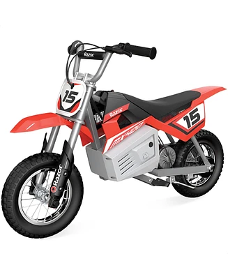 Razor MX400 Dirt Rocket 24V Electric Toy Motocross Motorcycle Dirt Bike, Red