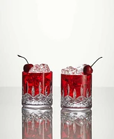 Waterford Lismore Red Tumbler, Set of 2