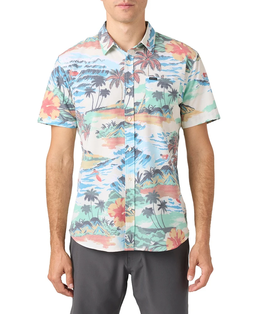 O'Neill Men's Traveler Traverse Short Sleeve Standard Shirt
