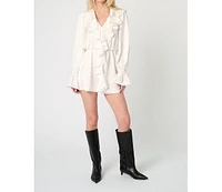 WeWoreWhat Women's Ruffle Dress