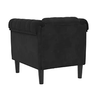 Sofa Chair Black Velvet