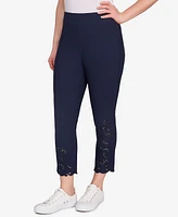 Ruby Rd. Petite Embroidered Ankle Pants