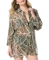 Coco Reef Women's Divinity Mesh Cover-Up Shirt