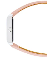 London Fog Unisex Chancery Pink Leather Watch, 22mm