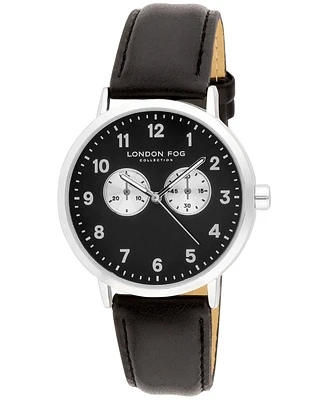 London Fog Unisex Whitehall Leather Watch