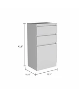 Modern Two-Drawer Chest for Small Spaces and Entryway Storage