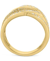 Effy Diamond Crossover Openwork Statement Ring (1/3 ct. t.w.) in 14k Gold