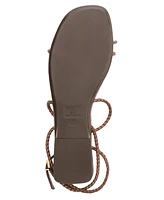 Schutz Women's Kaya Straw Flat Sandals