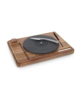 Toscana Turntable Acacia and Slate Cheese Board Set