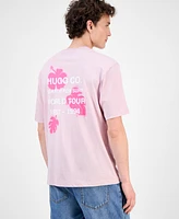 Hugo Boss Men's Nodiwop Logo Graphic Cotton T-Shirt