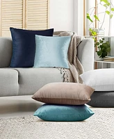 Nestl Elegant Velvet Removeable Cover 2-Pack Decorative Pillows
