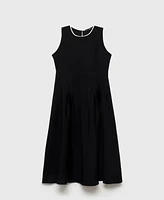 Mango Women's Flared Midi Dress