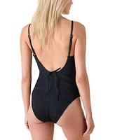 Andie Women's The Liku Smocked Scoop-Back One-Piece Swimsuit