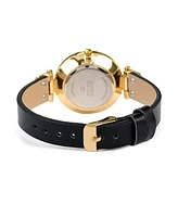 Jones New York Women's Black Silicone Strap Watch 34mm