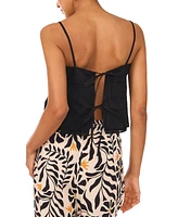 1.state Women's Embroidered Square Neck Sleeveless Blouse