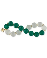 Patricia Nash Gold-Tone Mixed Color Bead Stretch Bracelet
