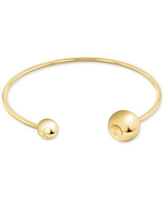 Calvin Klein Stainless Steel Sculptural Bubbles Cuff Bracelet