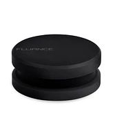 Fluance Turntable Isolation Base Anti-Vibration Wood Platform And HiFi Vinyl Record Weight Stabilizer with Rubberized Finish - Natural Walnut