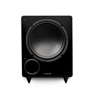 Fluance DB10W 10-inch Low Frequency Powered Subwoofer for Home Theater (Natural Walnut)