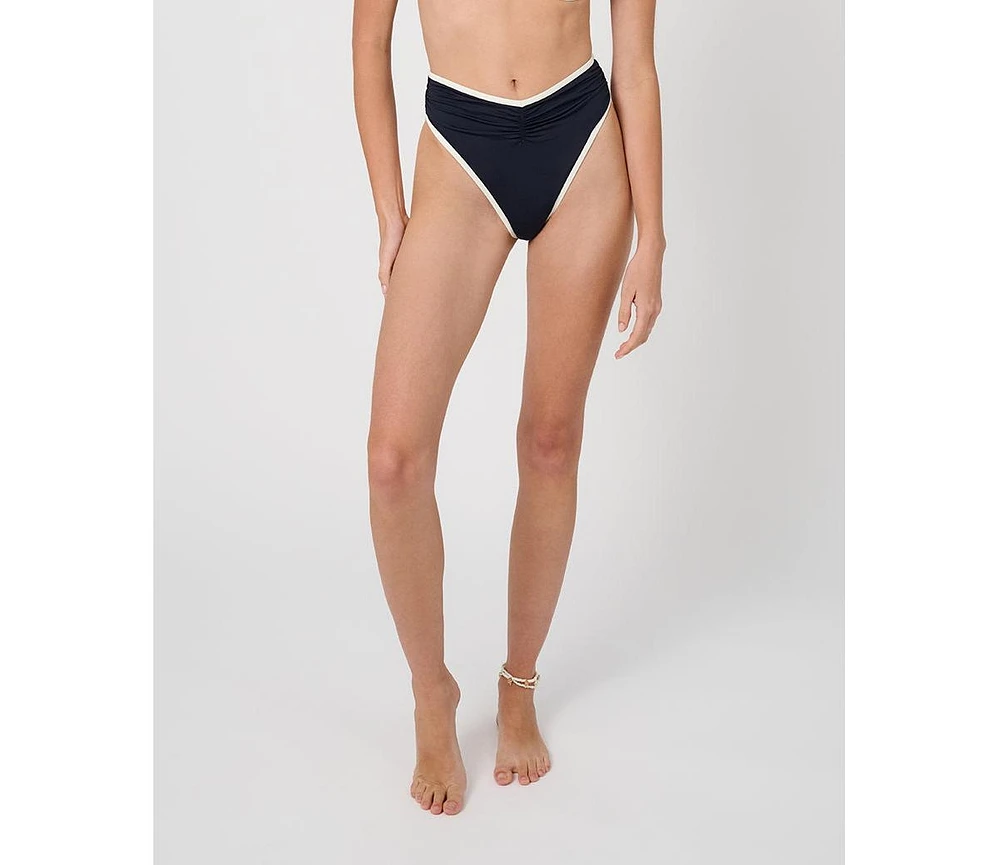 WeWoreWhat Women's High Rise Ruched Bottom