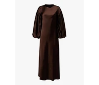 WeWoreWhat Women's Balloon Sleeve Maxi Dress