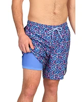 Tailorbyrd Men's Paint Dots Swim Shorts