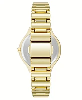 Anne Klein Women's Quartz Cultivated Gold-Tone Metal Alloy and Pink Dial Watch, 30mm