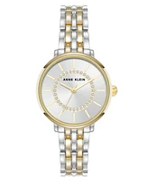 Anne Klein Women's Quartz Classy Two-Tone Metal Alloy Watch, 30mm