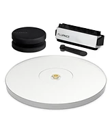Fluance Vinyl Turntable and Record Accessory Kit With Record And Stylus Anti-Static Carbon Fiber Brushes