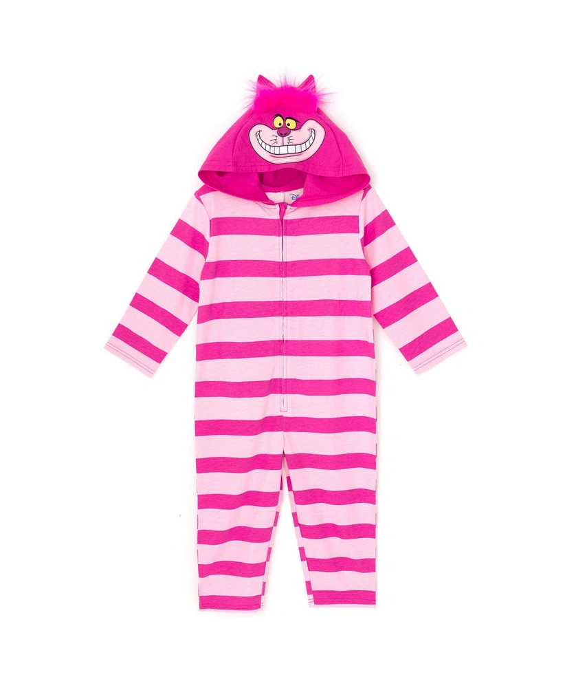 Alice in Wonderland Baby Boys Cheshire Cat Zip Up Coverall Tail