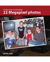 Magnasonic All-In-One 24MP Film Scanner with Large 5" Display & Hdmi, Long Tray 35mm Slide Film Holders, Converts 35mm/126/110/Super 8 Film & 135/126/