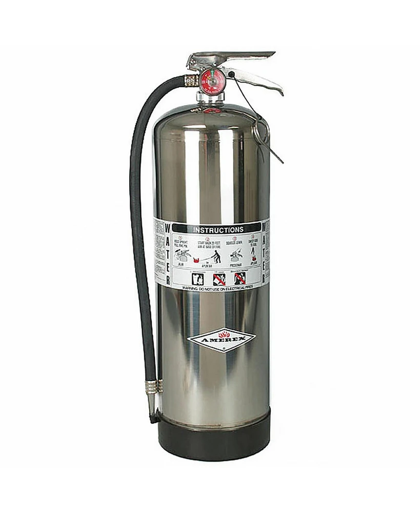 Amerex 240 2.5 Gallon Water Fire Extinguisher with Aluminum Valve & Wall Hanger