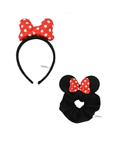 Disney Minnie Mouse 2-Piece Plush Headband & Scrunchie Set