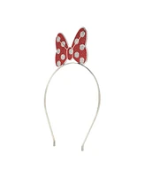 Disney Minnie Mouse Bow Glitzy Metal Headband