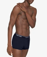 Calvin Klein Men's 3+1 Value Pack Micro Stretch Low-Rise Trunks