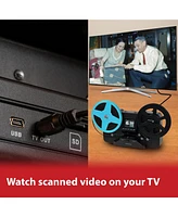 Magnasonic Super 8/8mm Film Scanner, Converts Film into Digital Video, Vibrant 2.3" Screen, Digitize and View 3", 5" and 7" Super 8/8mm Movie Reels (F