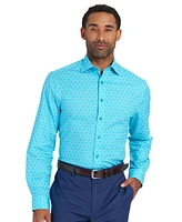 Nick Graham Men's Hexagon Star Dress Shirt
