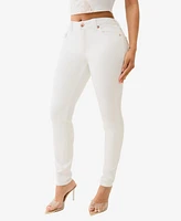 True Religion Women's Jennie Skinny Curvy Flap Jeans