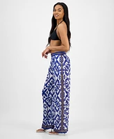 Annia Louisa Women's Santorini Printed Wide-Leg Pants