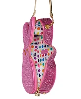 Betsey Johnson Rhinestone Peeps Small Crossbody Bag