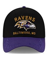 New Era Men's /Purple Baltimore Ravens 2025 Nfl Draft 39THIRTY Flex Hat