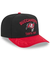 New Era Men's /Red Tampa Bay Buccaneers 2025 Nfl Draft A-Frame 9FIFTY Snapback Hat