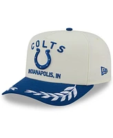 New Era Men's Cream/Royal Indianapolis Colts 2025 Nfl Draft A-Frame 9FIFTY Snapback Hat