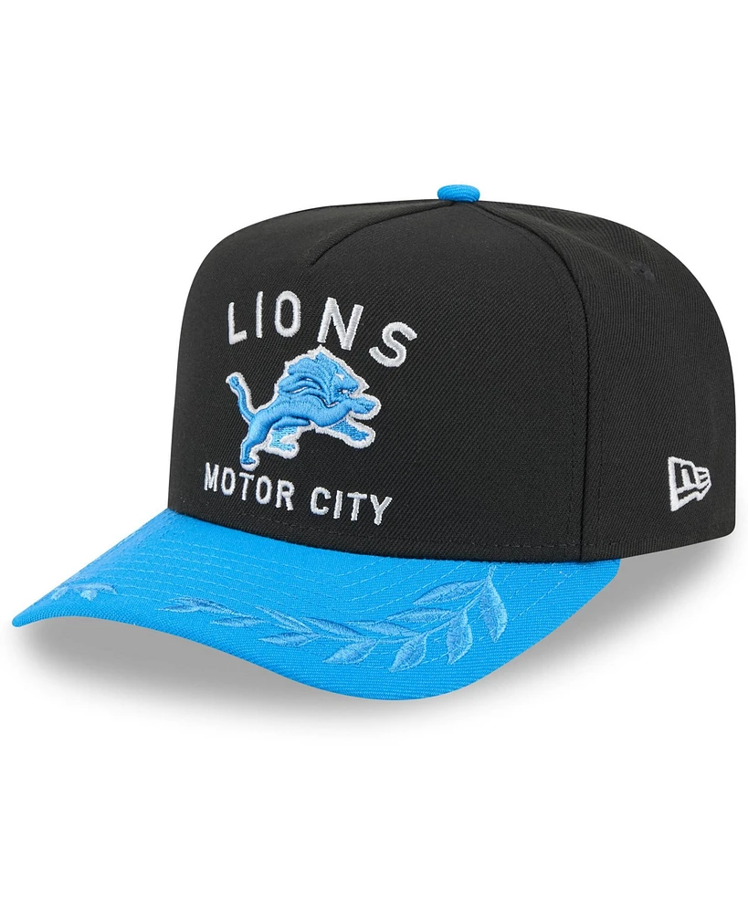 New Era Men's /Blue Detroit Lions 2025 Nfl Draft A-Frame 9FIFTY Snapback Hat