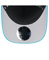 New Era Men's Black/Blue Carolina Panthers 2025 Nfl Draft 9FORTY A-Frame M-Crown Adjustable Hat