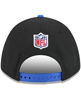 New Era Men's Black/Royal Los Angeles Rams 2025 Nfl Draft 9FORTY A-Frame M-Crown Adjustable Hat
