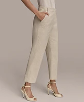 Donna Karan New York Women's Sequin Embellished Linen-Blend Pants