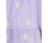 Rare Editions Baby Girls Embroidered Daisies Dress