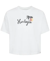 Hurley Big Girls Sunshine Coast Graphic Boxy T-Shirt