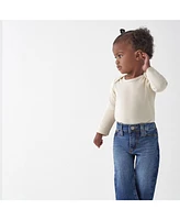 Gerber Baby Boys Neutral Straight Fit Jeans With Elastic Back